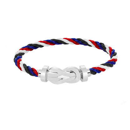 [baslovejewels]チャンス ラージ 8 フィギュア バックル ダイヤモンドなし ブレスレット シルバー