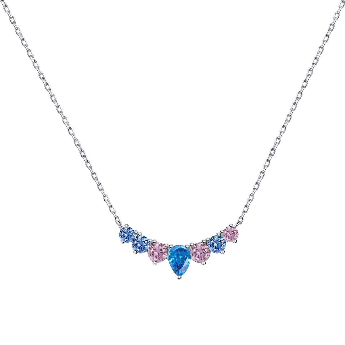 [baslovejewels]Zierliche bunte Herzkette