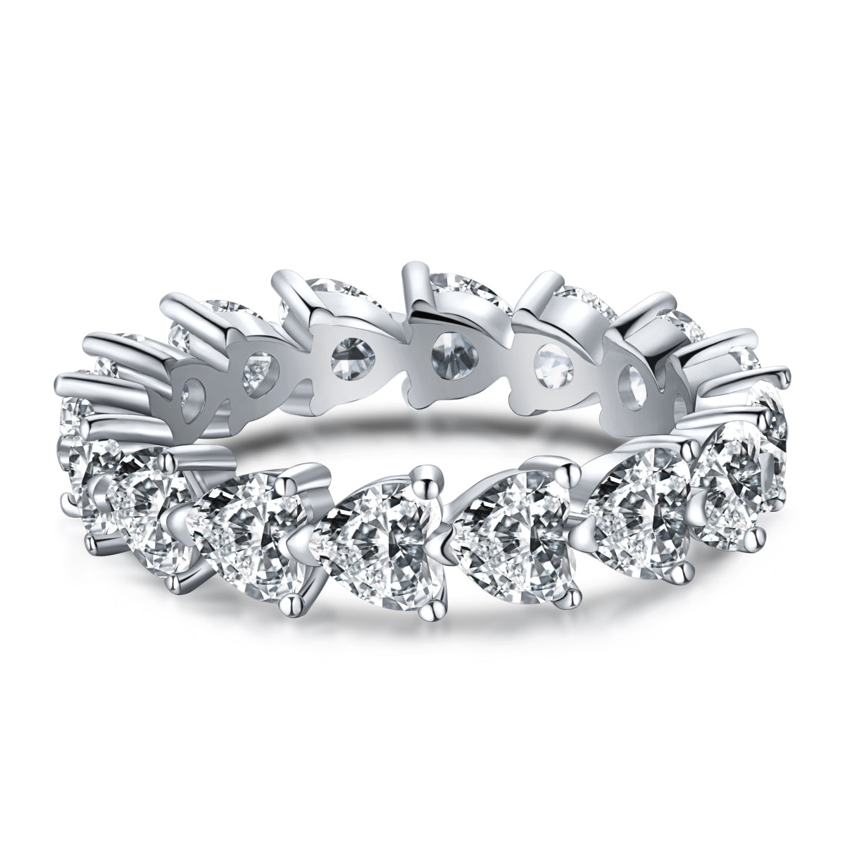 [baslovejewels]0,25 Karat Radiant Romance Herzschliff-Liebhaberring