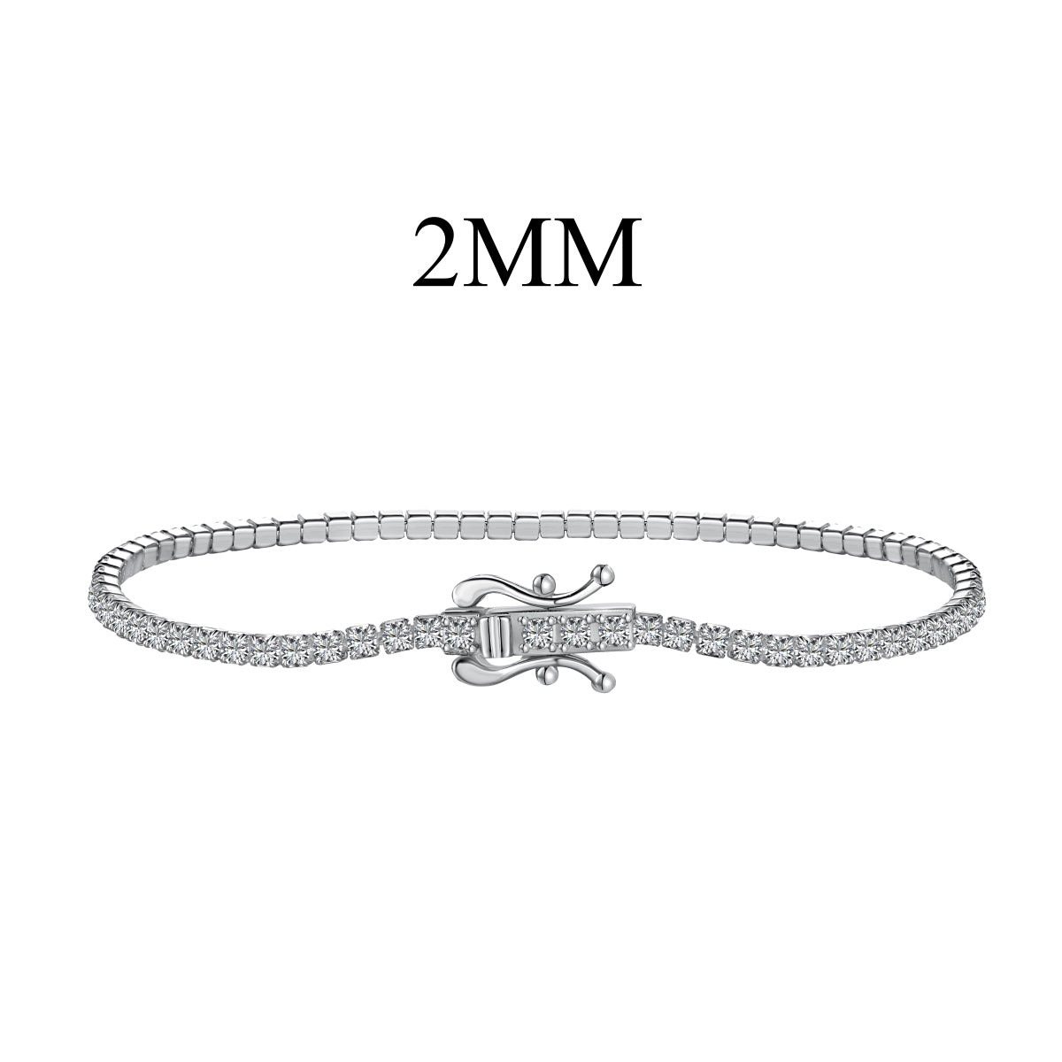 [baslovejewels] Strahlend buntes Party-Armband im Rundschliff