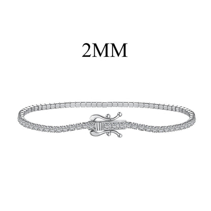 [baslovejewels] Strahlend buntes Party-Armband im Rundschliff