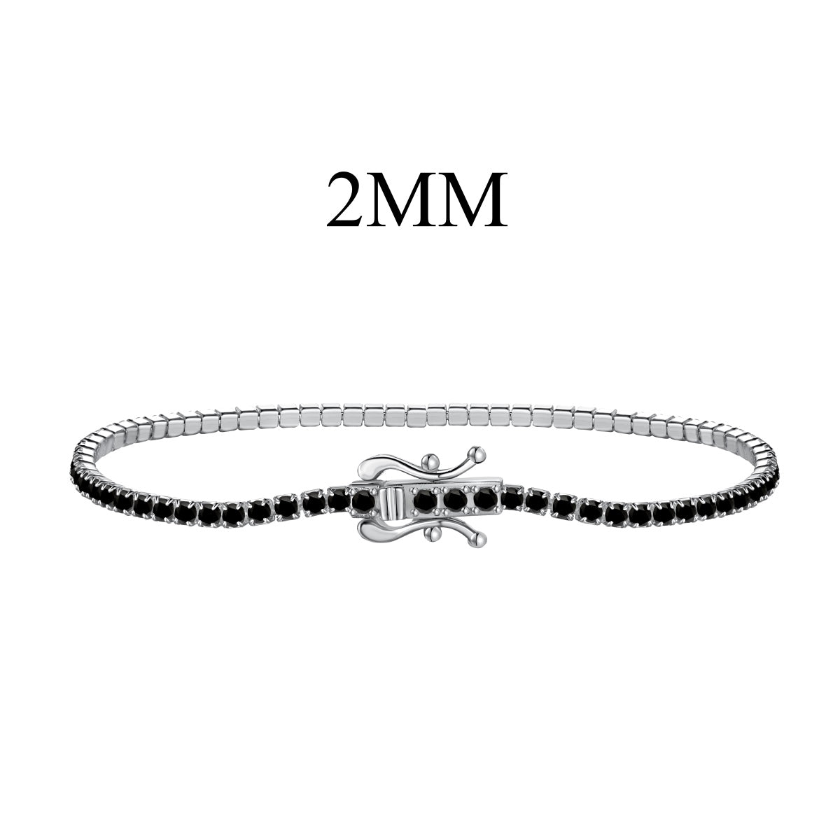 [baslovejewels] Strahlend buntes Party-Armband im Rundschliff