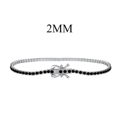 [baslovejewels] Strahlend buntes Party-Armband im Rundschliff