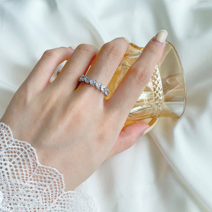 [baslovejewels]0,25 Karat Radiant Romance Herzschliff-Liebhaberring