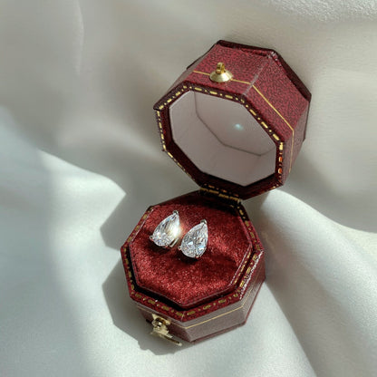 [baslovejewels]Verzierte Ohrringe in Wassertropfenform
