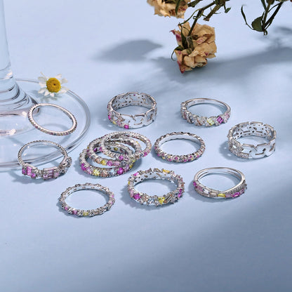 [baslovejewels]Elegant Vivid Round Cut Daily Ring