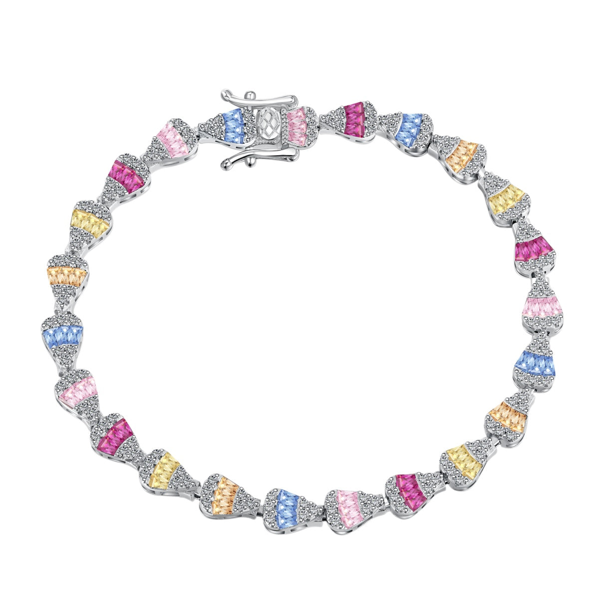[baslovejewels] Strahlendes Armband in Tropfenform für jeden Tag
