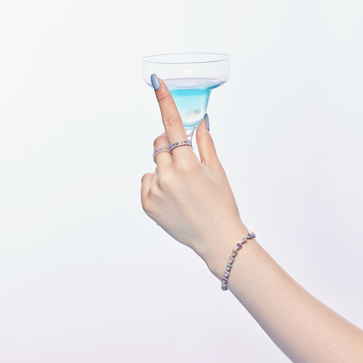 [baslovejewels] Strahlendes Armband in Tropfenform für jeden Tag