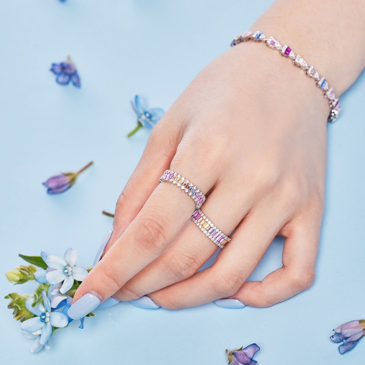 [baslovejewels] Strahlendes Armband in Tropfenform für jeden Tag