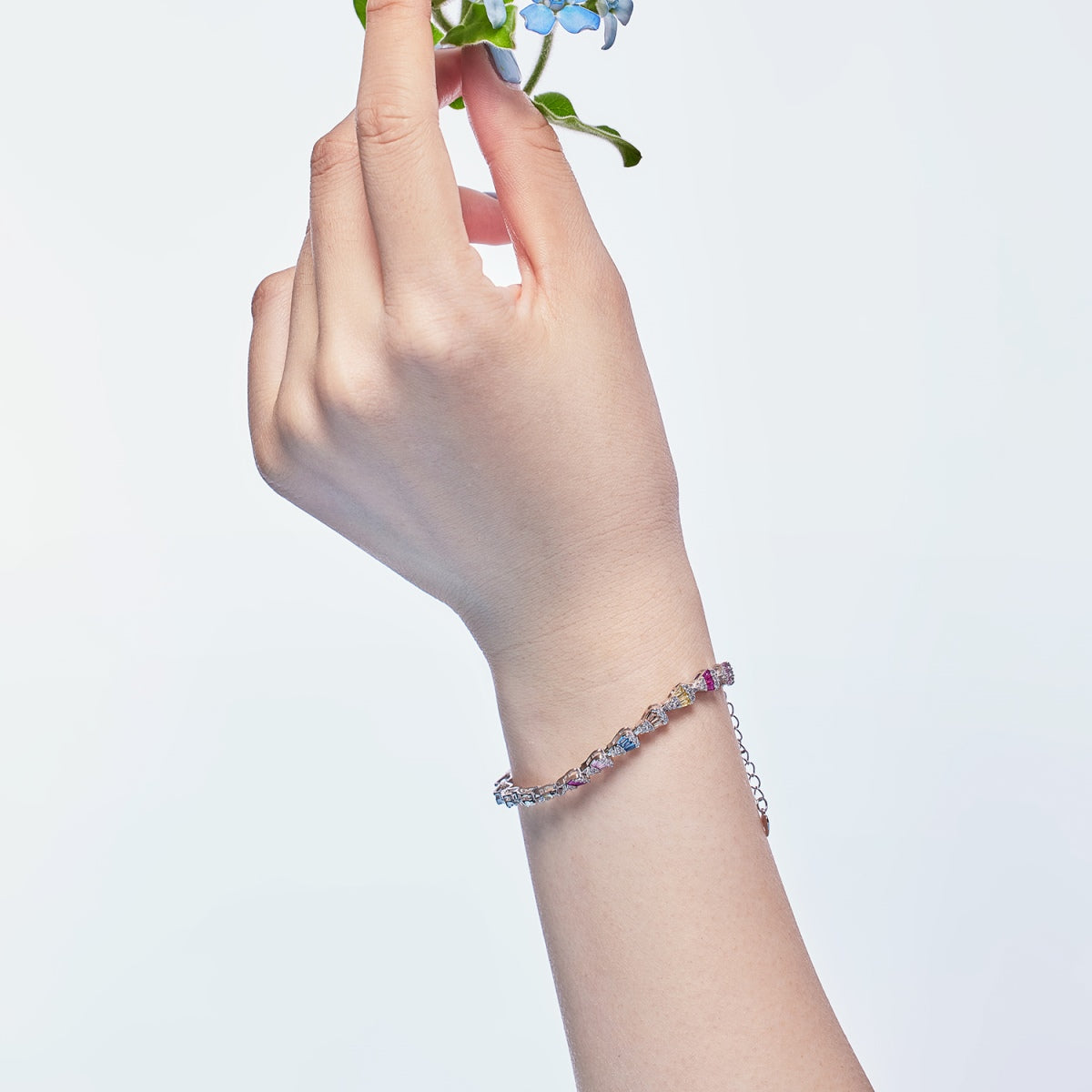 [baslovejewels] Strahlendes Armband in Tropfenform für jeden Tag