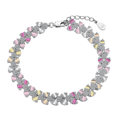 [baslovejewels]繊細で美しい花の形のデイリーブレスレット
