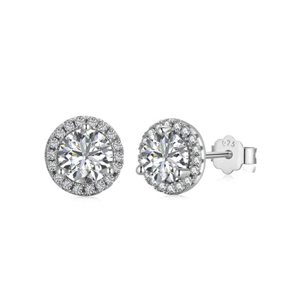 [baslovejewels]Klassische runde Prinzessinnen-Ohrringe