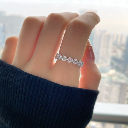 [baslovejewels]0,25 Karat Radiant Romance Herzschliff-Liebhaberring