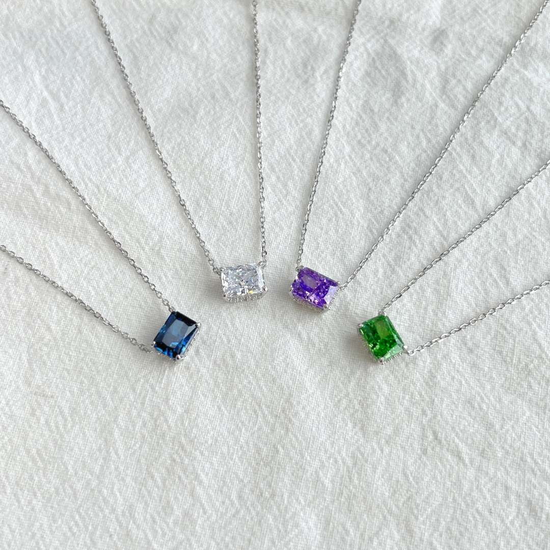 [baslovejewels]Luxuriöse quadratische Form bunt Necalack