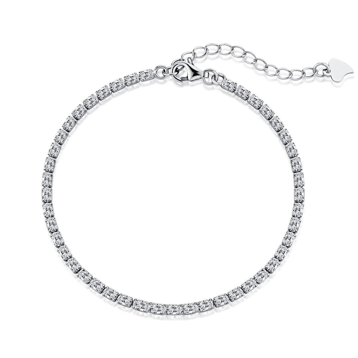 [baslovejewels]Elegantes Smaragdschliff-Tagesarmband