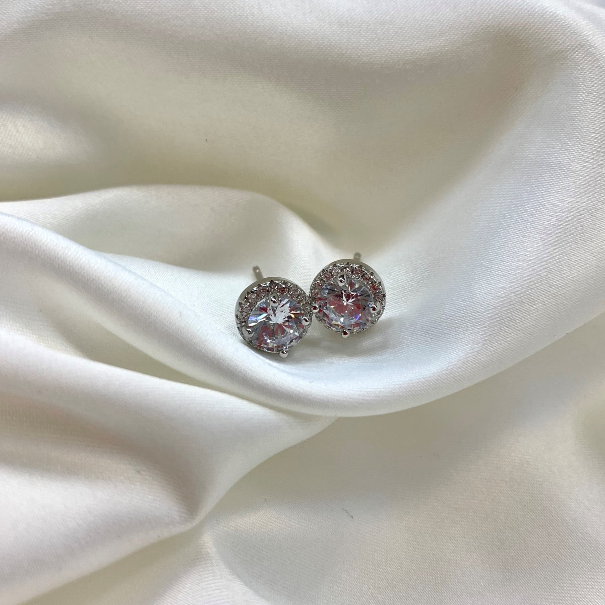 [baslovejewels]Klassische runde Prinzessinnen-Ohrringe