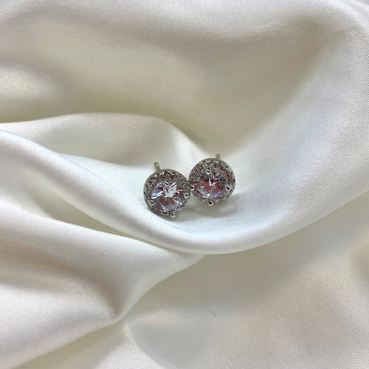 [baslovejewels]Klassische runde Prinzessinnen-Ohrringe