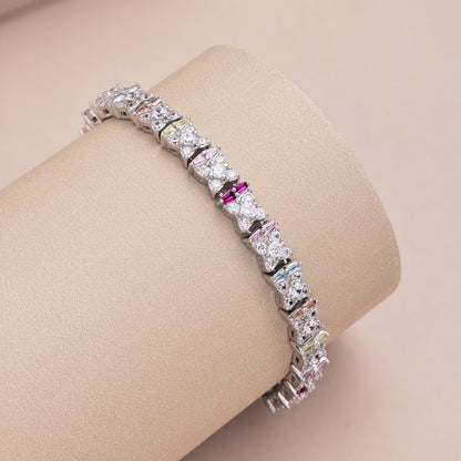 [baslovejewels]ユニークなカラフルな花の形のデイリーブレスレット