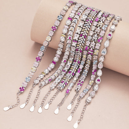 [baslovejewels]ユニークなカラフルな花の形のデイリーブレスレット