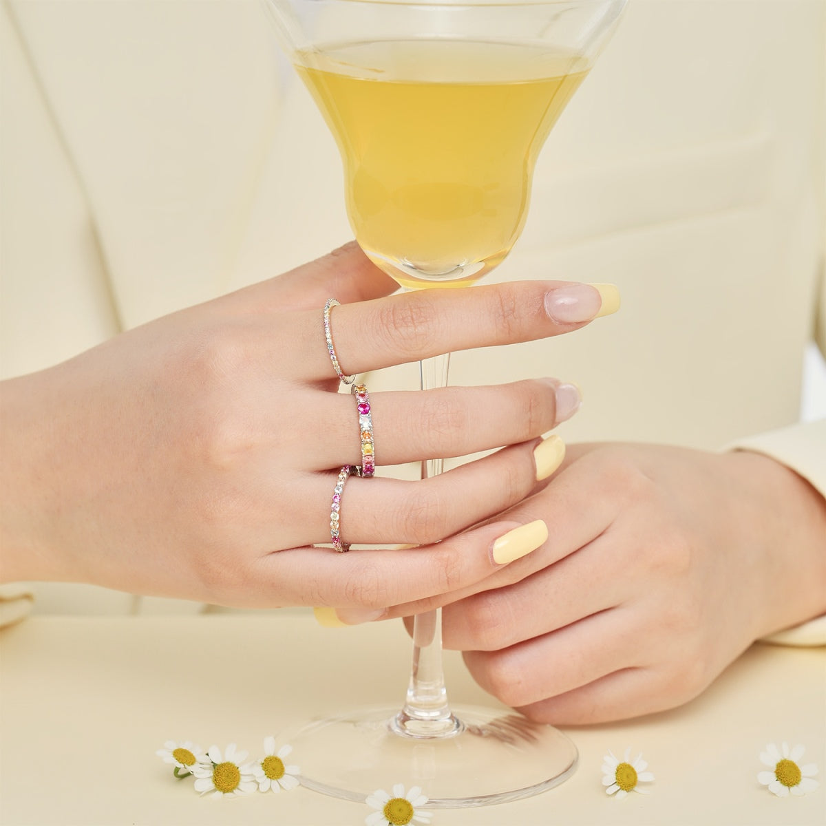 [baslovejewels]Elegant Vivid Round Cut Daily Ring