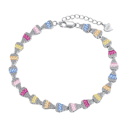 [baslovejewels] Strahlendes Armband in Tropfenform für jeden Tag