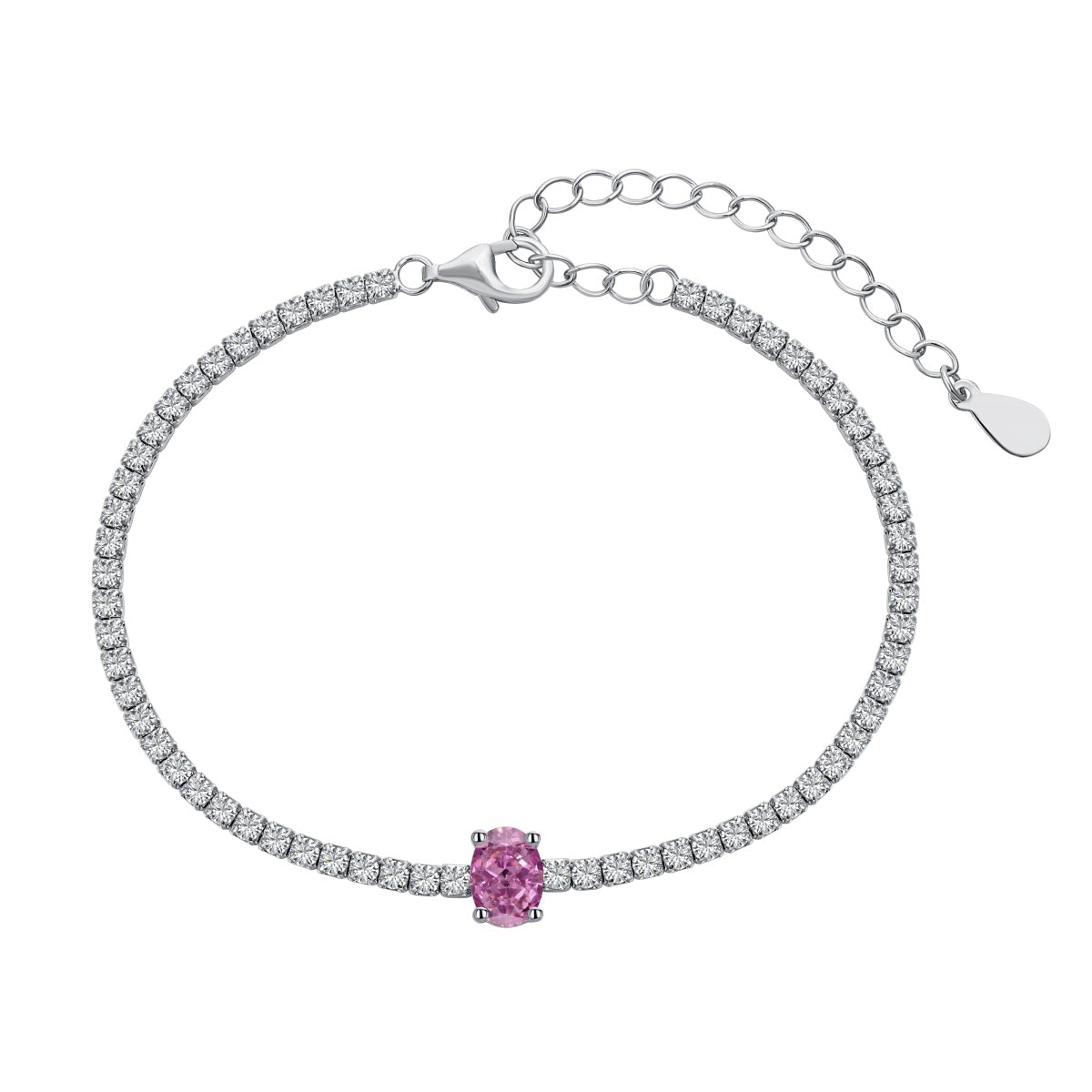 [baslovejewels]0.75カラットの絶妙なオーバルカットデイリーブレスレット