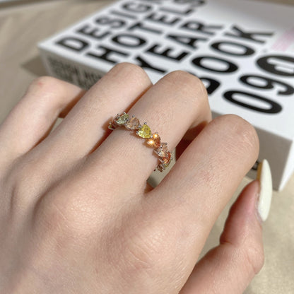 [baslovejewels]0,25 Karat Radiant Romance Herzschliff-Liebhaberring