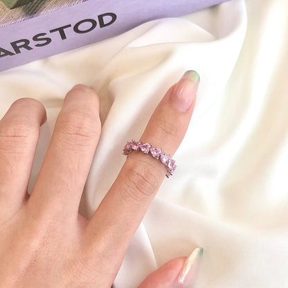 [baslovejewels]0,25 Karat Radiant Romance Herzschliff-Liebhaberring