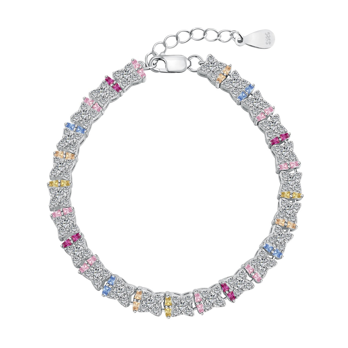 [baslovejewels]ユニークなカラフルな花の形のデイリーブレスレット