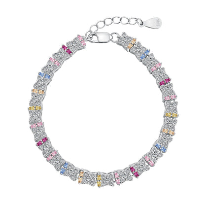 [baslovejewels]ユニークなカラフルな花の形のデイリーブレスレット