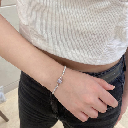 [baslovejewels]まばゆいばかりのユニークなマルチシェイプの恋人ブレスレット