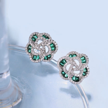 [baslovejewels]Exquisite Blumenform Tägliche Ohrringe