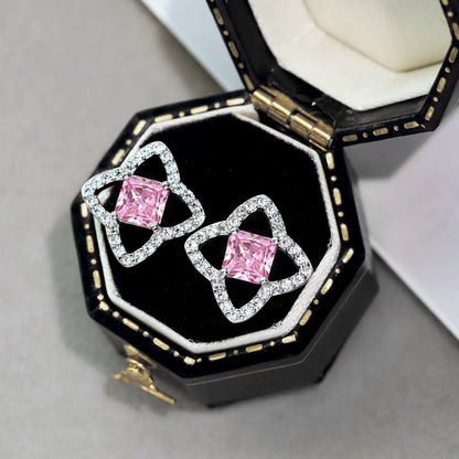 [baslovejewels]エレガントな星型プリンセスカットデイリーイヤリング