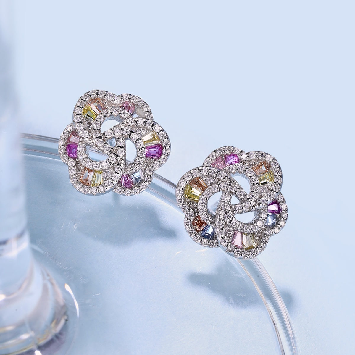 [baslovejewels]Exquisite Blumenform Tägliche Ohrringe