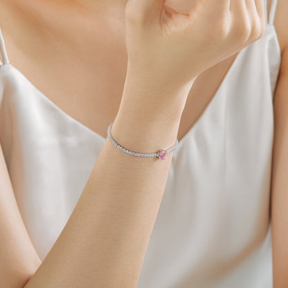 [baslovejewels]0.75カラットの絶妙なオーバルカットデイリーブレスレット