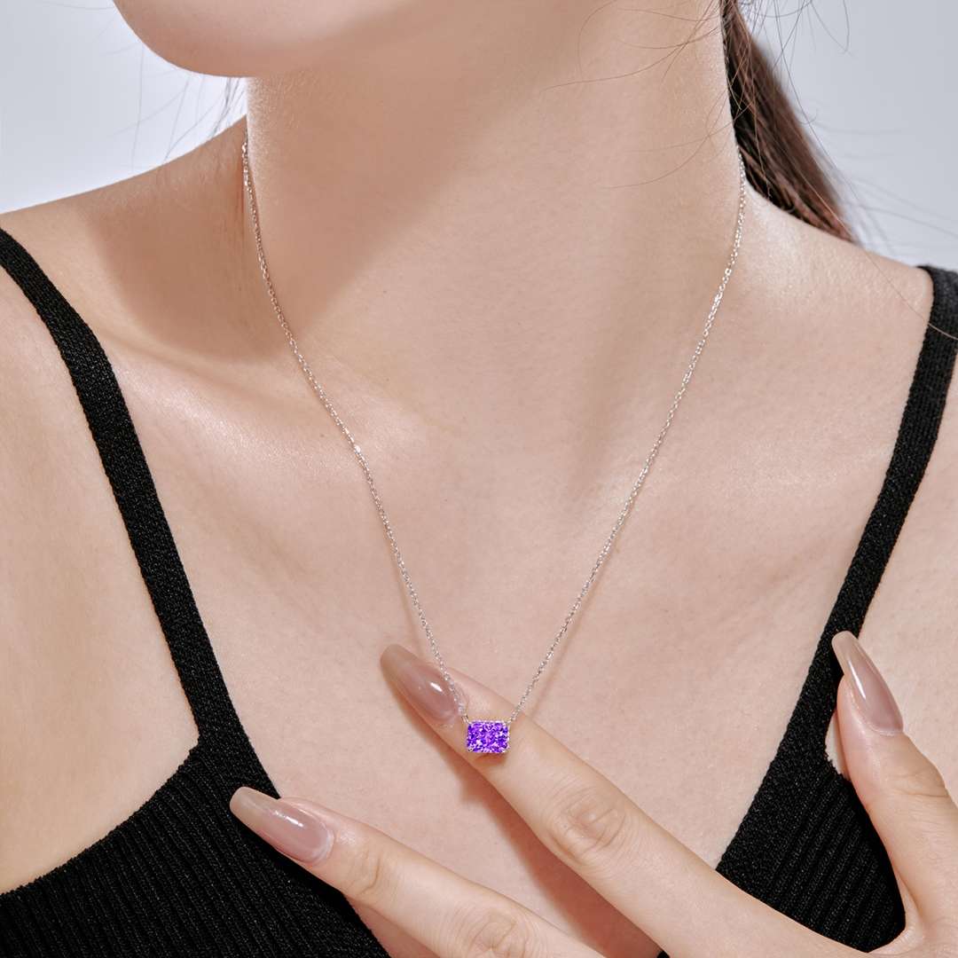 [baslovejewels]Luxuriöse quadratische Form bunt Necalack