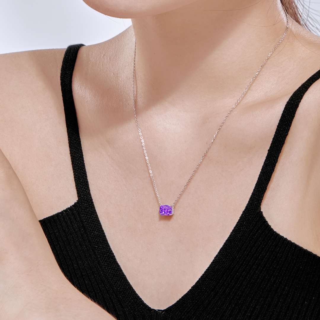 [baslovejewels]Luxuriöse quadratische Form bunt Necalack