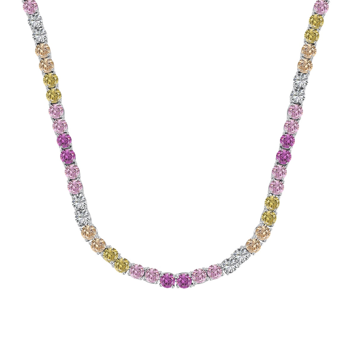 [baslovejewels]Zarte bunte Tenniskette