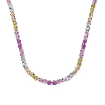 [baslovejewels]Zarte bunte Tenniskette