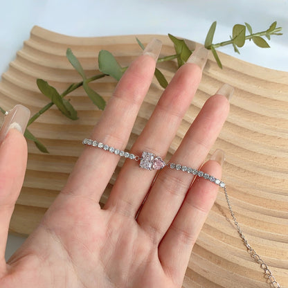 [baslovejewels]まばゆいばかりのユニークなマルチシェイプの恋人ブレスレット