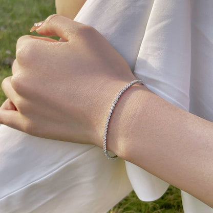 [baslovejewels] Strahlend buntes Party-Armband im Rundschliff