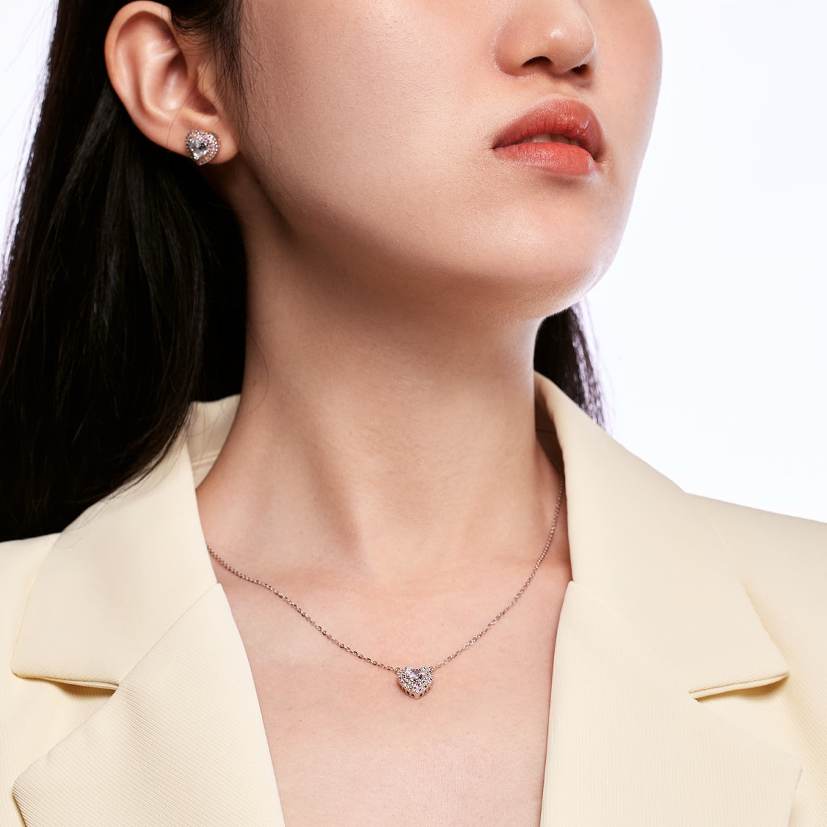 [baslovejewels]Exquisite Heart Shape Necklace