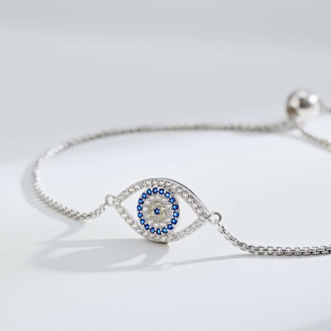 [baslovejewels]まばゆいアイシェイプネックレス