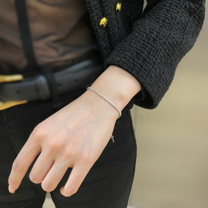 [baslovejewels]Elegantes Smaragdschliff-Tagesarmband