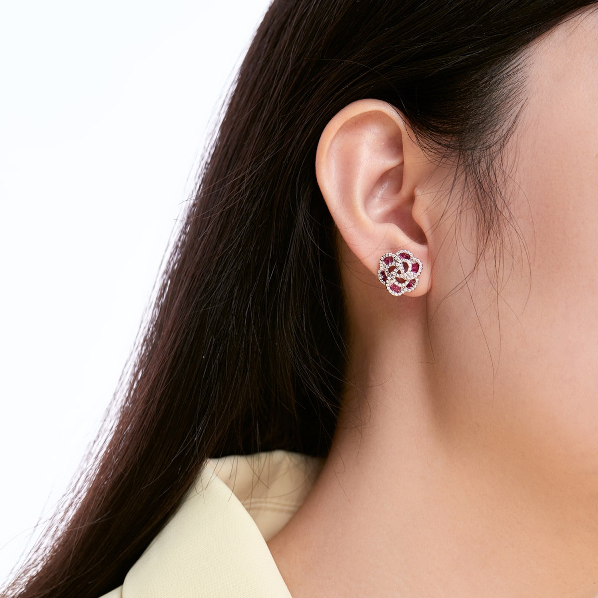 [baslovejewels]Exquisite Blumenform Tägliche Ohrringe