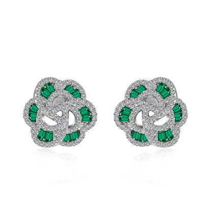 [baslovejewels]Exquisite Blumenform Tägliche Ohrringe