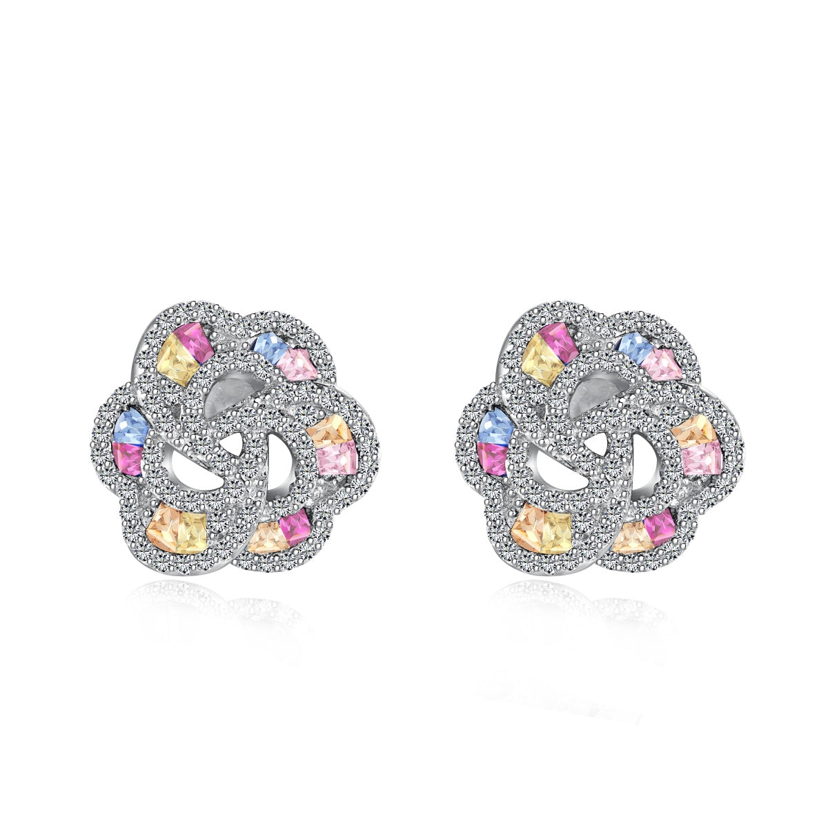 [baslovejewels]Exquisite Blumenform Tägliche Ohrringe