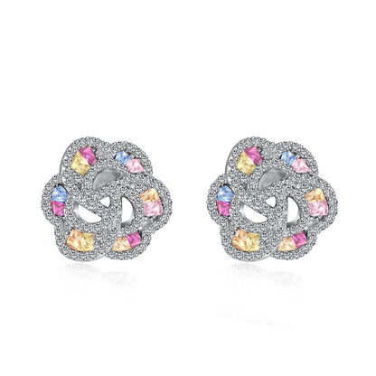 [baslovejewels]Exquisite Blumenform Tägliche Ohrringe