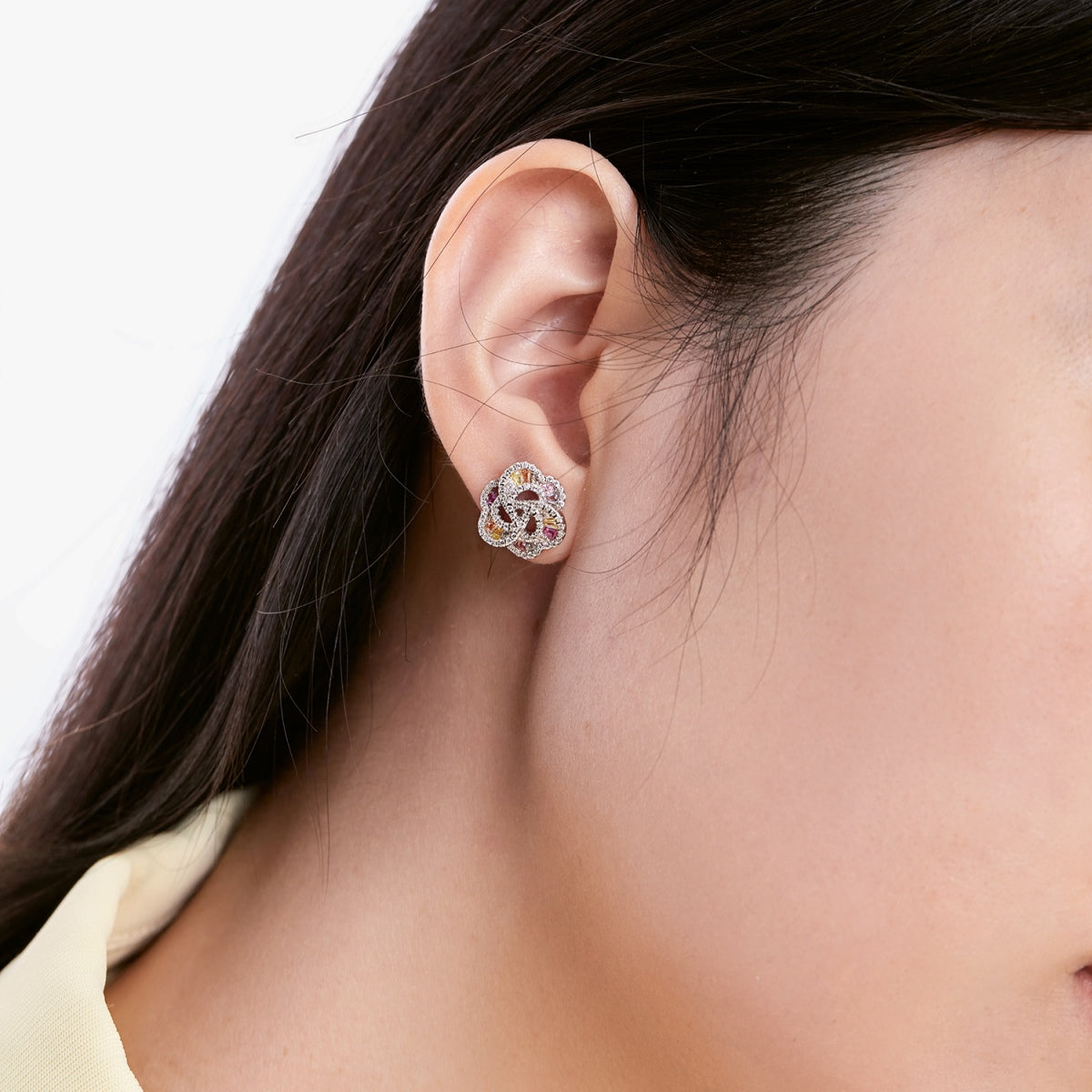[baslovejewels]Exquisite Blumenform Tägliche Ohrringe
