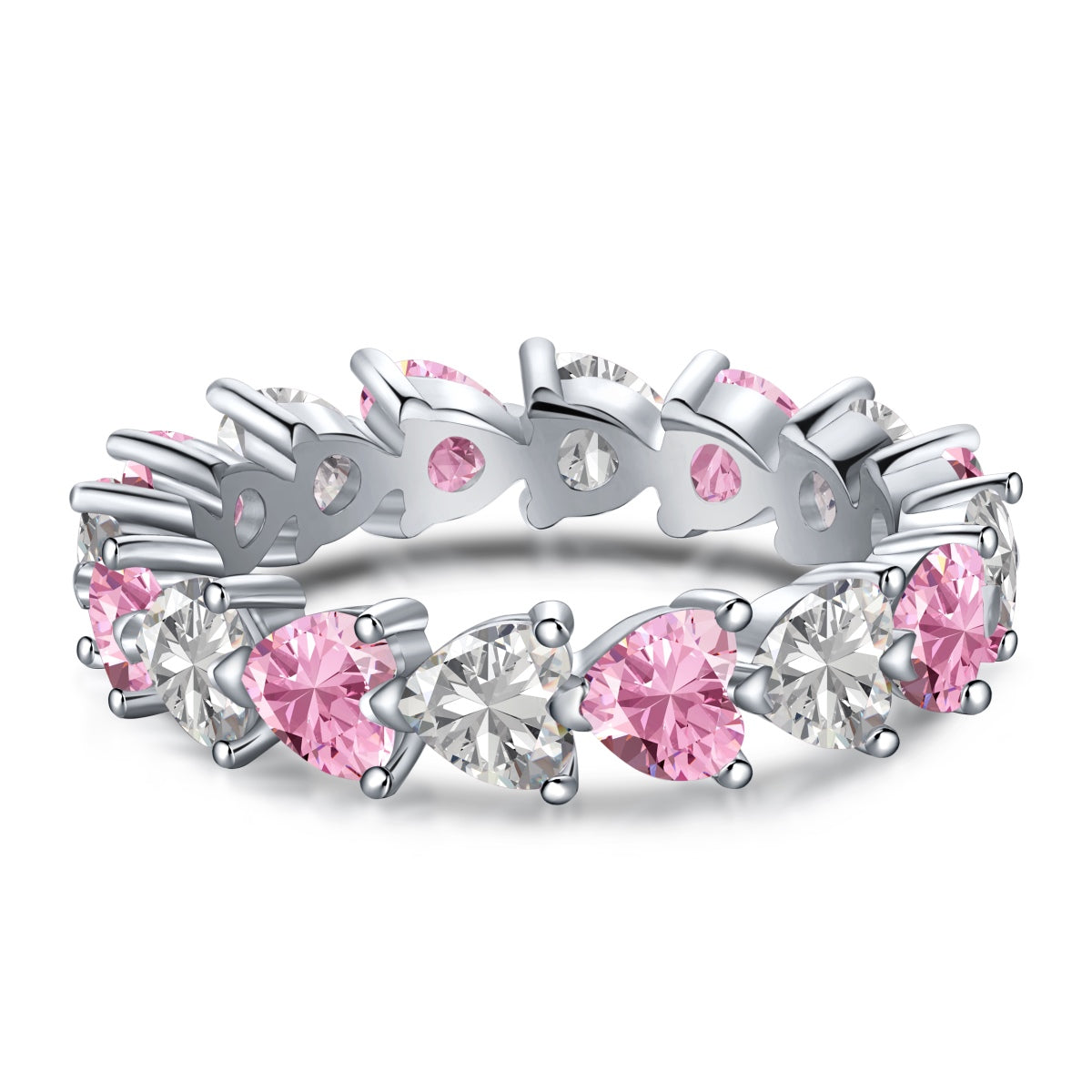 [baslovejewels]0,25 Karat Radiant Romance Herzschliff-Liebhaberring